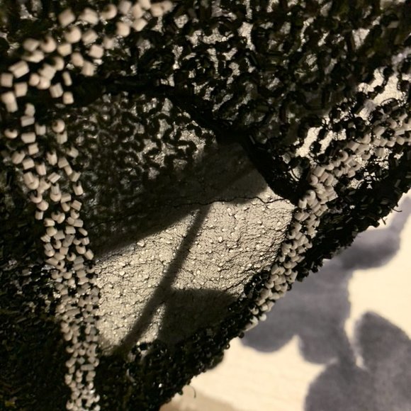 100% Silk & Glass beaded Gown - Picture 3 of 9